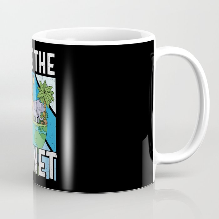 Save The Planet Vintage Retro Coffee Mug