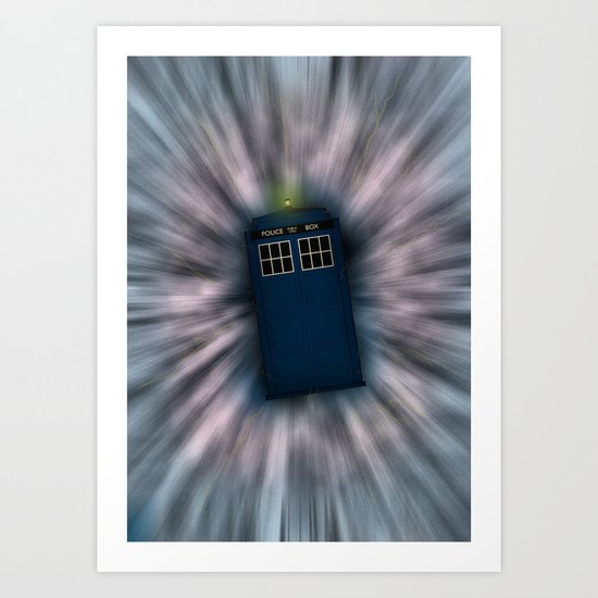Doctor Who - Call me a Doctor..... Allons-y! Art Print