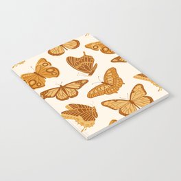 Texas Butterflies – Golden Yellow Pattern Notebook