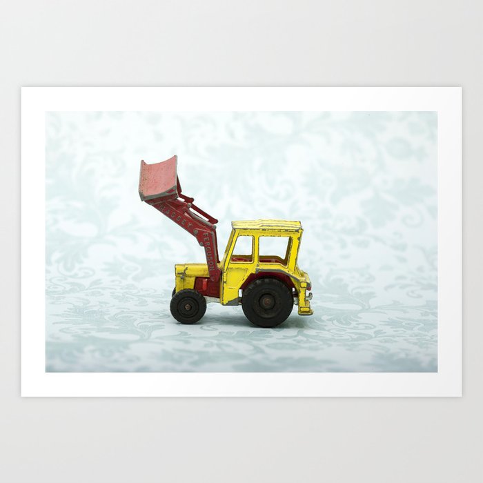 Vintage Corgi Junior Massey Ferguson Tractor Art Print by Tanya