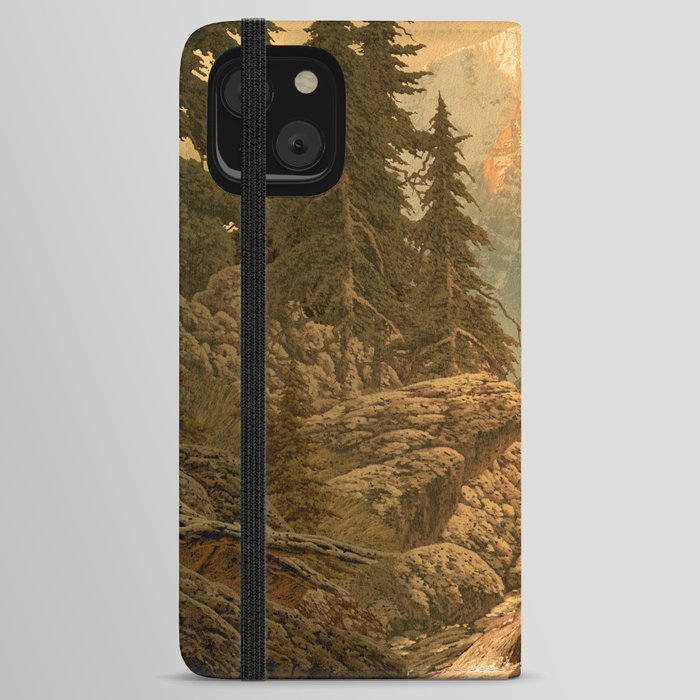 Bear in the Rocky Mountains iPhone Wallet Case