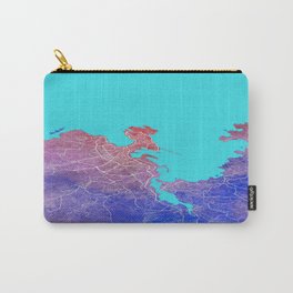 A Coruna Watercolor Map Carry-All Pouch