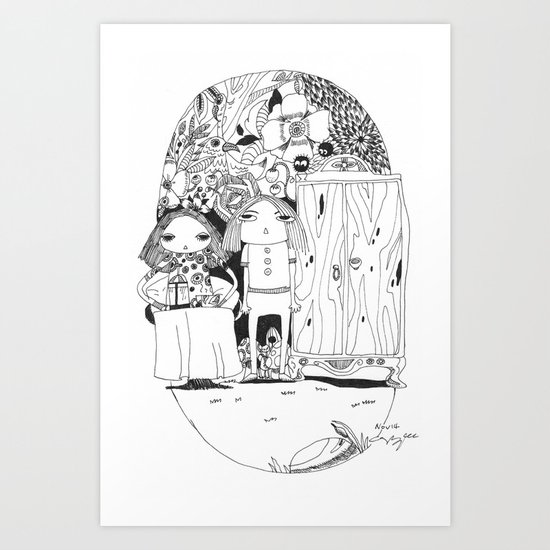 Couple Art Print