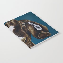 Colorful Goat Painting Notebook