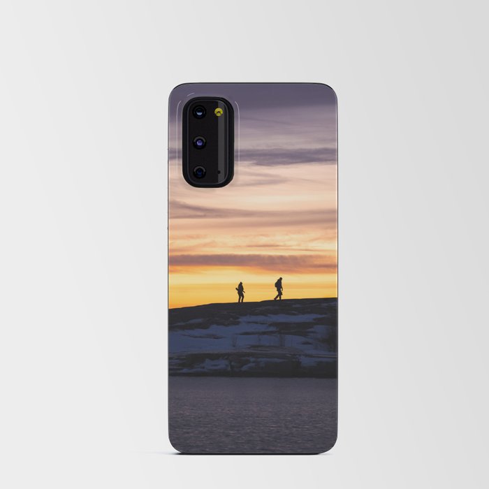 Arctic Sunset Walk Android Card Case