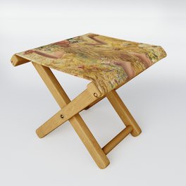 The Four Seasons, Summer by Leon Frederic Folding Stool