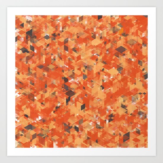 Chameleonic Panelscape - Colours from Alice Rebecca Art Print