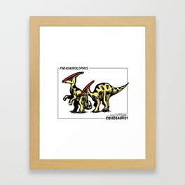 Dinosaur - Parasaurolophus Framed Art Print