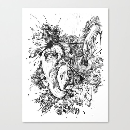 panic Canvas Print