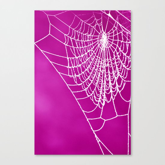 FUCHSIA WEB Canvas Print
