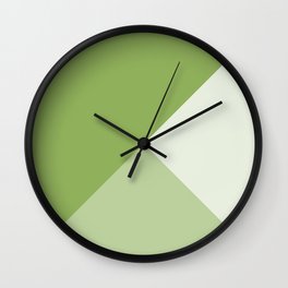 Green Tones Wall Clock