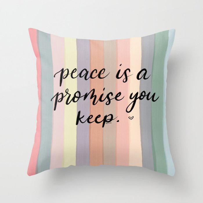 Peace Throw Pillow