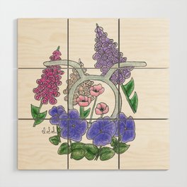 Flowers of Taurus Wood Wall Art
