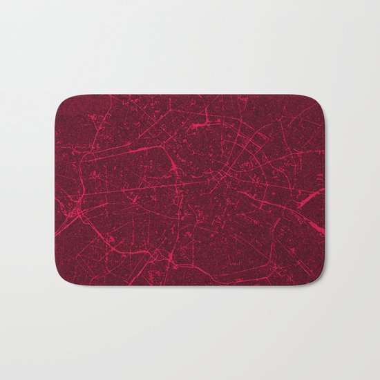 BERLIN GERMANY MAP Bath Mat