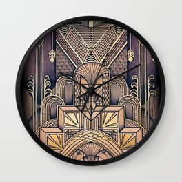 Art Deco Design Wall Clock
