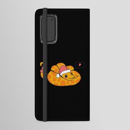 Cute Snake Christmas Character Android Wallet Case