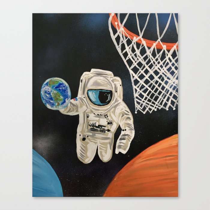 Space Games Canvas Print