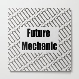 Future Mechanic Metal Print | Cars, Pattern, Babiesroom, Kids, Cute, Tools, Mini, Mechanic, Graphicdesign, Auto 