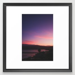 A Southern California Sunset Framed Art Print