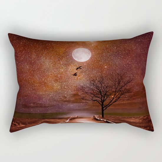 The cosmic touch Rectangular Pillow