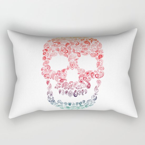 Death By Paisley Rectangular Pillow