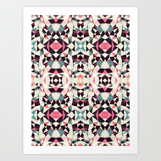Retro Light Tribal Art Print