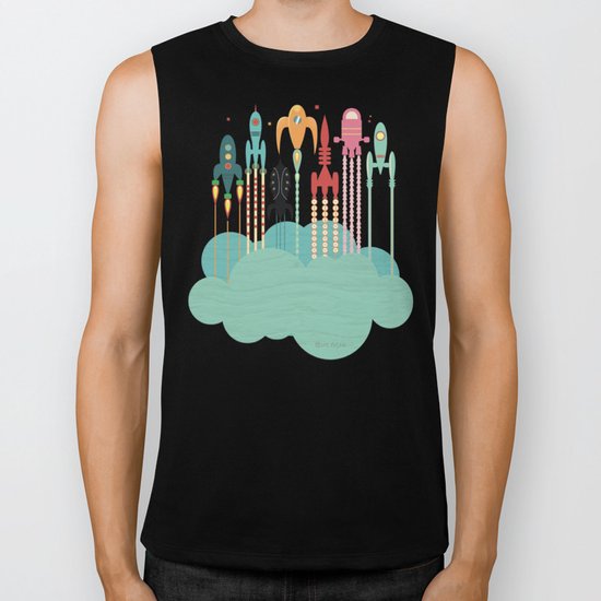 Grand départ (graphic version) Biker Tank