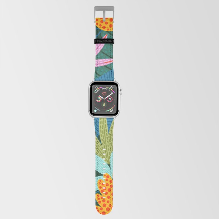 Spotted Multi-colored Leaves Apple Watch Band