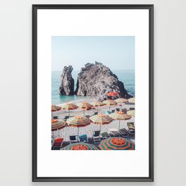 Cinque Terre Beach 1 Framed Art Print