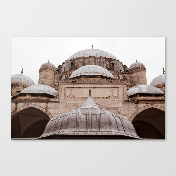 Mosque Domes | Mosques of Istanbul | Travel Photography Canvas Print