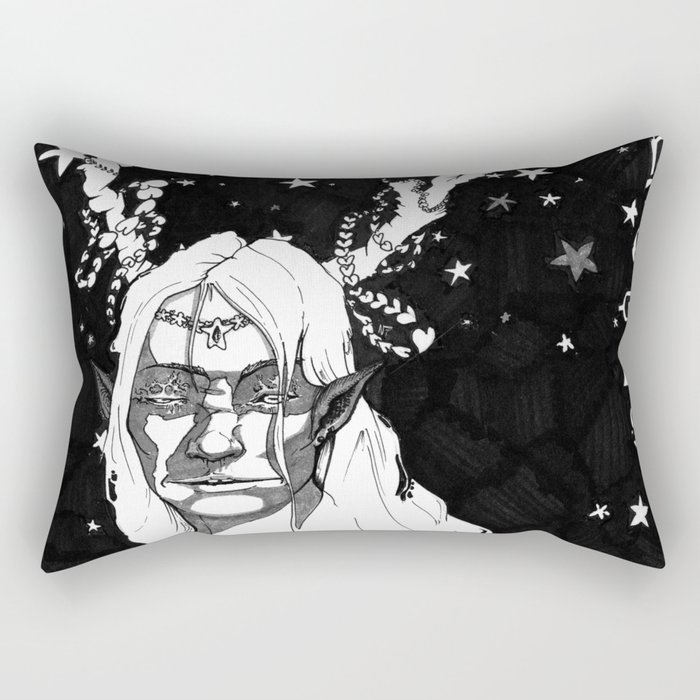 I Love Stars Rectangular Pillow
