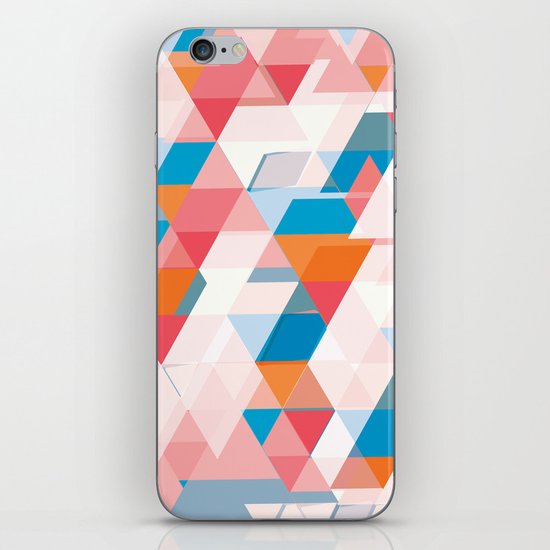 Crumbling triangles iPhone & iPod Skin
