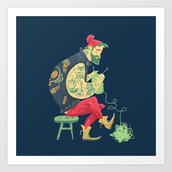 Break those Rules. Art Print
