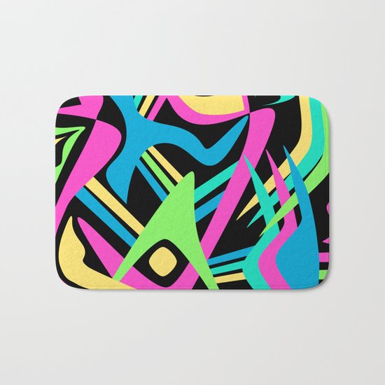 Neon Puff Bath Mat