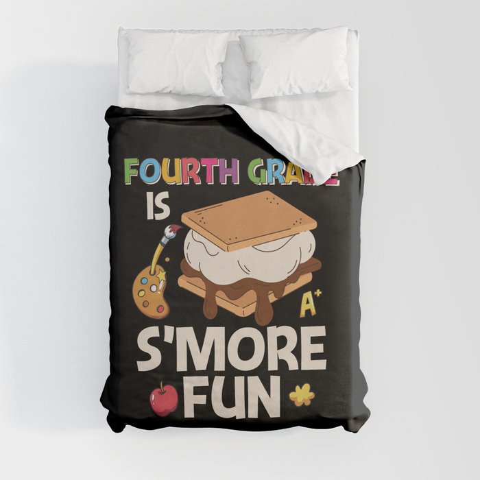 Fourth Grade Is S'more Fun Duvet Cover