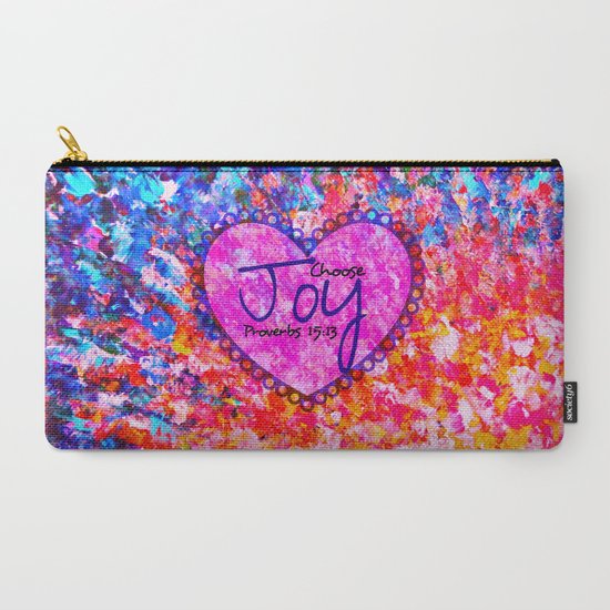 Choose Joy Christian Art Abstract Painting Typography Happy