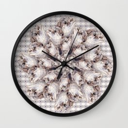 Complete & Otter Chaos Wall Clock | Animalpun, Otters, Dimples, Silky, Animalpainting, Smiles, Watercolour, Chum, Kaleidoscope, Happy 