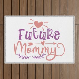 Future Mommy Outdoor Rug