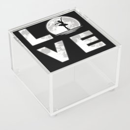 Ballerina Gift Ballet Love Acrylic Box