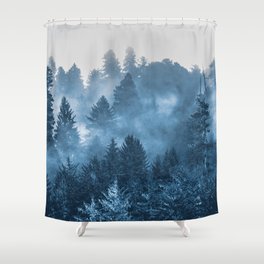 Blue Forest Melody  - 18/365 Shower Curtain