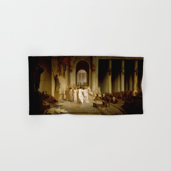 The Death of Caesar By Jean Leon Gerome (Gérôme) Hand & Bath Towel