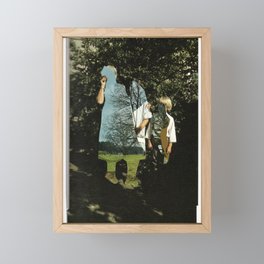 Into nowhere Portrait · a Framed Mini Art Print