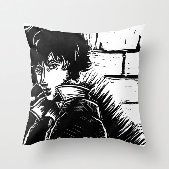 Spike Lino Block Throw Pillow
