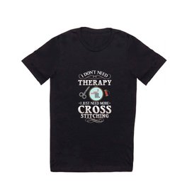 Cross Stitch Pattern Beginner Counted Needle T Shirt