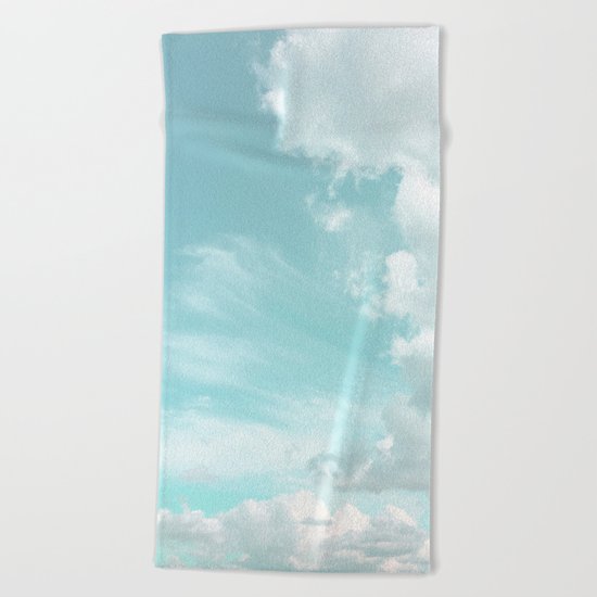 Head in the clouds #buyart #decor #freshair Beach Towel