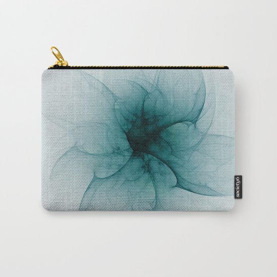 Dark Flower Fractal Carry-All Pouch