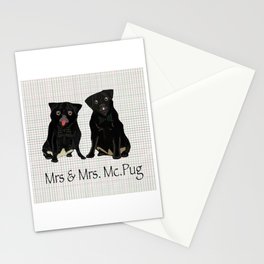 Mrs and Mrs Mc Pug Stationery Cards