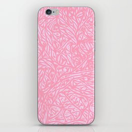 Summer Pink Peach Saffron - Abstract Botanical Nature iPhone Skin