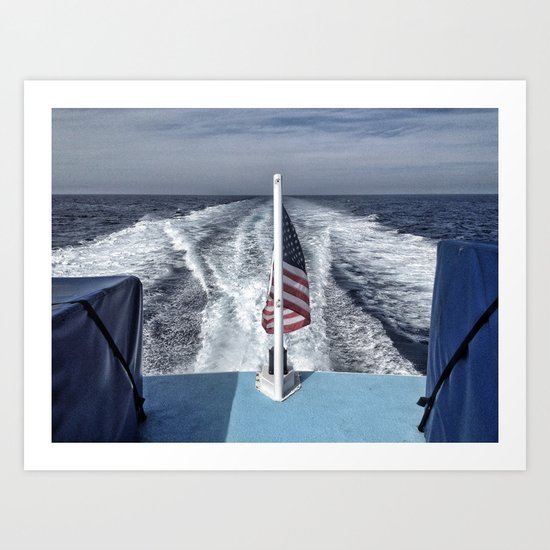 Salute color Art Print