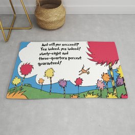 Lorax quote Area & Throw Rug